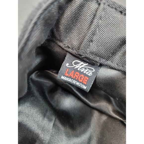 Manias Newsboy Cabbie Flat Hat Cap‎ Men's Size Large Black Timberland Wool-Blend - Picture 9 of 12